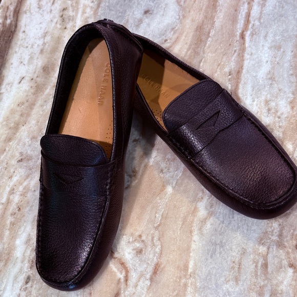 NEW Men’s COLE HAAN Howland black leather penny loafer- Size 11 - Picture 2 of 9